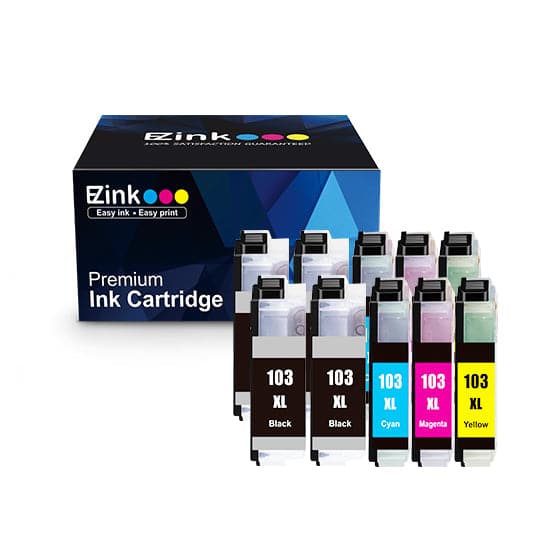 Compatible Ink Cartridge  Brother LC-103XL LC103XL LC103 XL LC103BK LC103C LC103M LC103Y 10 Pack E-Z Ink