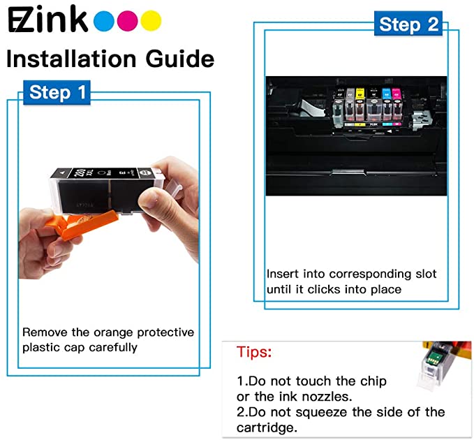Compatible Ink Cartridge Canon 280 281 PGI-280XXL CLI-281XXL 10 Pack E-Z Ink