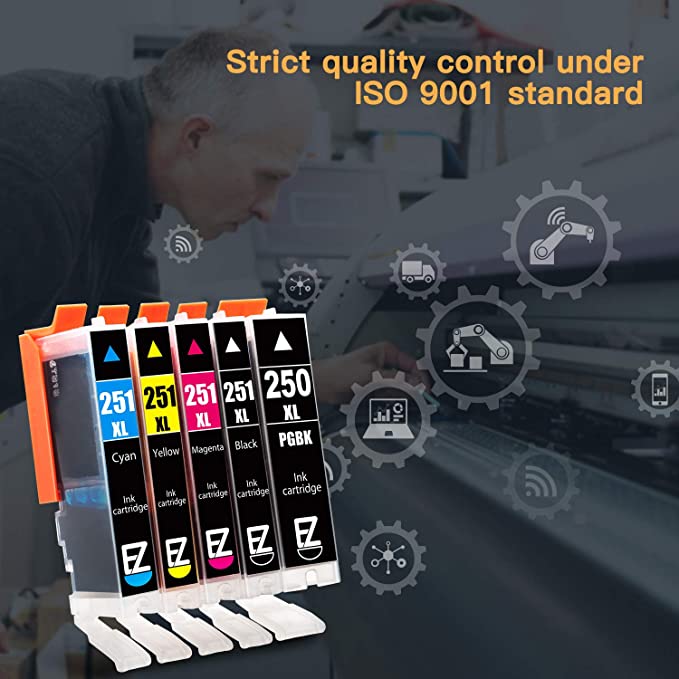 Compatible Ink Cartridge Canon PGI-250XL CLI-251XL 20 pack E-Z Ink