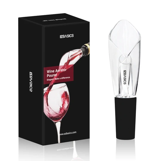 EZBASICS Wine Aerator Pourer, Tulip Design ezbasics