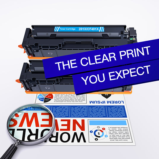 Kompatibel für HP 201X 201A CF400X CF400A Toner für HP Color Laserjet Pro MFP M277dw M277n M274n M277 Laserjet Pro M252dw M252n Tonerkartusche (1Schwarz/ 1Cyan/ 1Magenta/ 1Gelb) DE