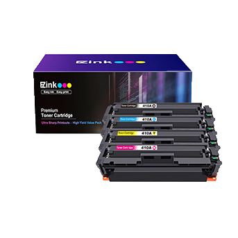 Compatible Toner Cartridge HP 410A CF410A CF411A CF412A CF413A 4 Pack E-Z Ink