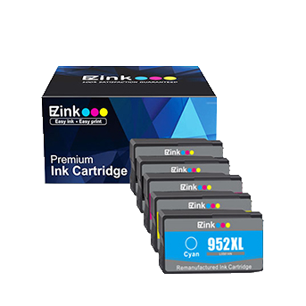 Remanufactured Ink Cartridge HP 952 XL 952XL 952 5 Pack E-Z Ink