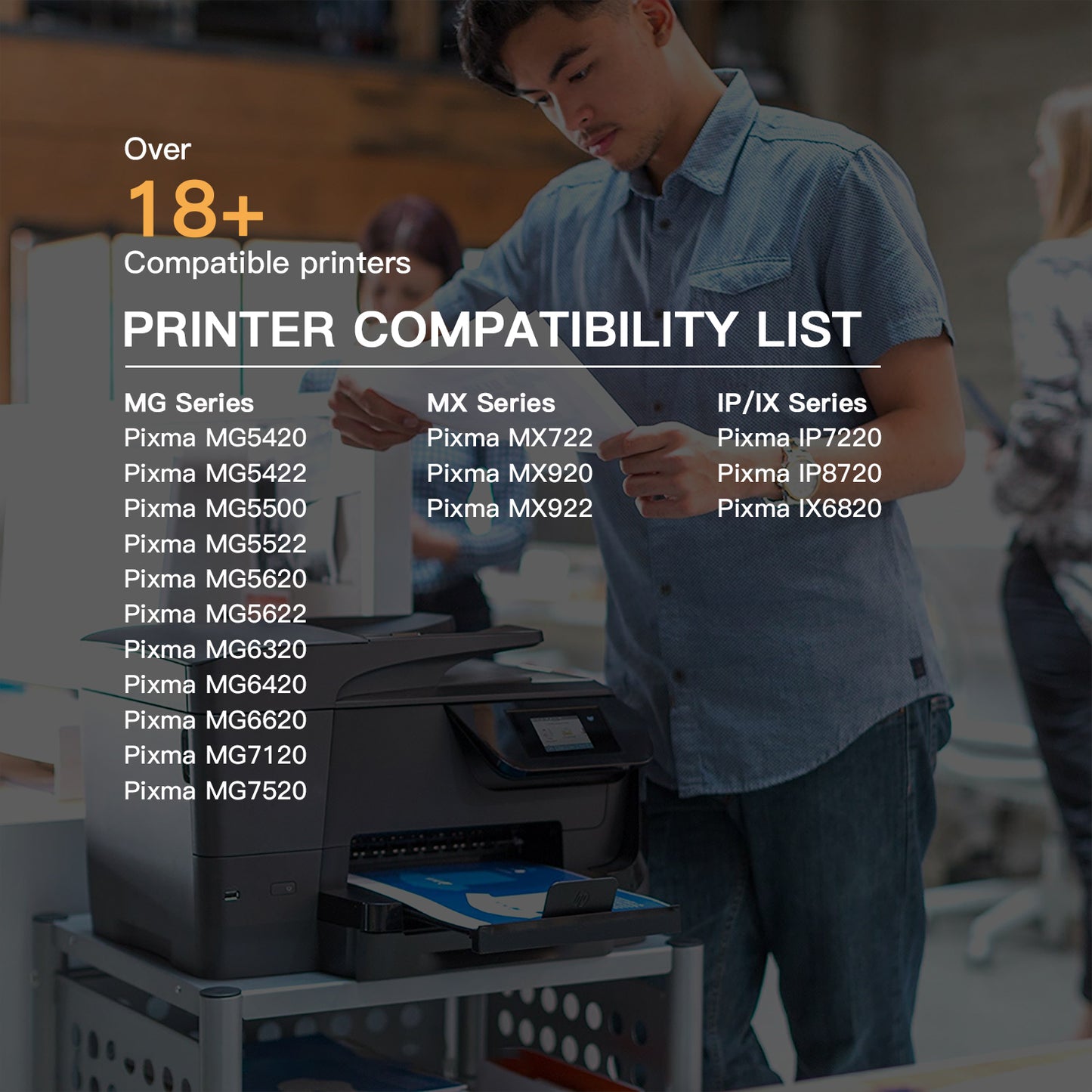 Compatible Ink Cartridge Canon PGI-250XL 250 XL High Yield 4 Pack E-Z Ink