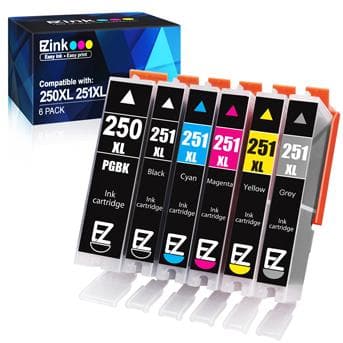 Canon 250XL 6 Pack 5PACK