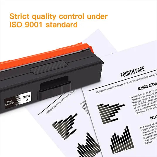 Compatible Toner Cartridge  Brother TN-433 TN433 TN431 High Yield 1 Pack E-Z Ink