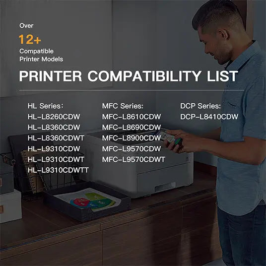 Compatible Toner Cartridge  Brother TN-433 TN433 TN431 High Yield 1 Pack E-Z Ink