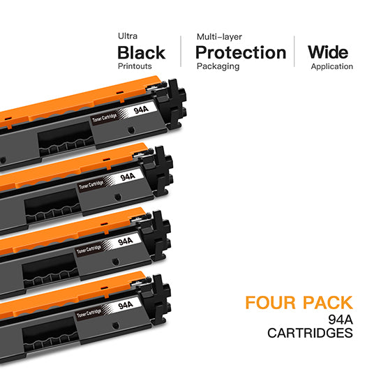 Compatible Toner Cartridge HP 94A CF294A 4 Pack E-Z Ink