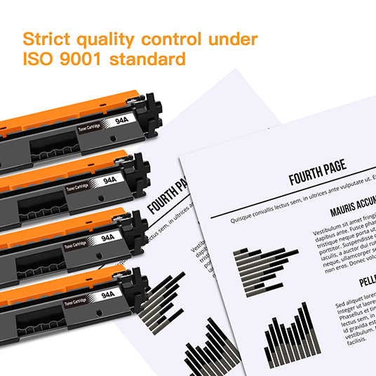 Compatible Toner Cartridge HP 94A CF294A 4 Pack E-Z Ink