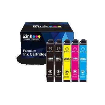 Remanufactured Ink Cartridge Epson T288XL 288 XL 288XL High Capacity 5 Pack E-Z Ink