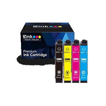 Hervervaardigde inkpatroon vir Epson 288XL Hoëkapasiteit 4-pak