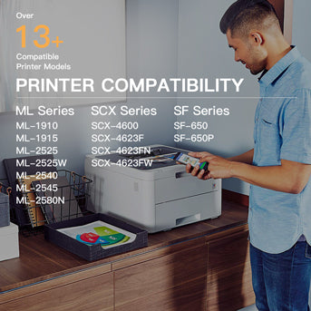 Compatible Toner Cartridge Samsung 105L MLT-D105L(2 Pack) E-Z Ink