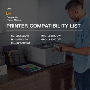 Compatible Toner Cartridge Brother TN-336 High Yield 5 Pack E-Z Ink