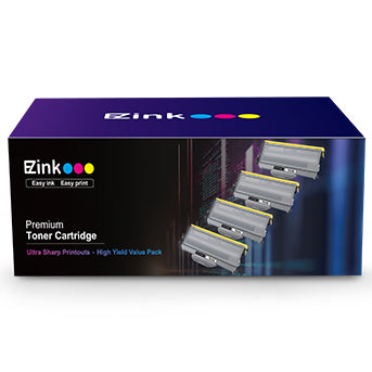 Compatible Toner Cartridge  Brother TN330 TN360 TN-330 TN-360 High Yield 4 Pack E-Z Ink