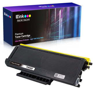 Compatible Toner Cartridge  Brother TN580 TN650 High Yield  1 Pack E-Z Ink