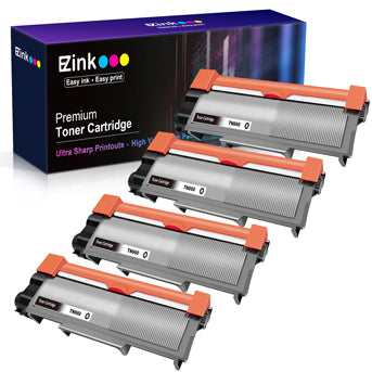 Compatible Toner Cartridge Brother TN630 TN660 High Yield 4 Pack E-Z Ink
