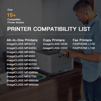 Compatible Toner Cartridge Canon 128 2 Pack E-Z Ink