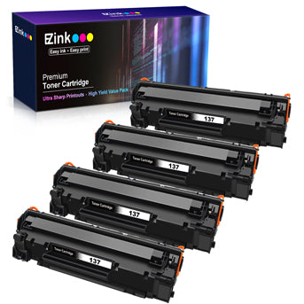 Versoenbare Tonerpatroon Canon 137 4-pak