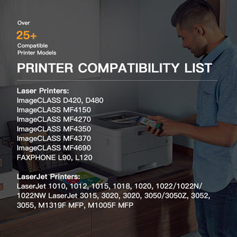 Compatible Toner Cartridge Canon 104 CRG-104 FX-10 FX-9 4 Pack E-Z Ink