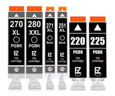 A Free compatible ink cartridge  (One Black) eik-test