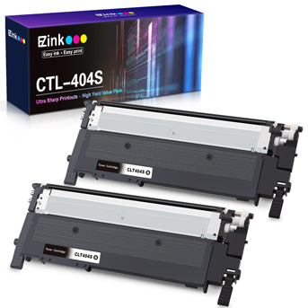 Compatible Toner Cartridges Samsung CLT-404S 2 Pack E-Z Ink